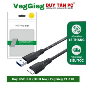 DÂY USB 3.0 ( HDD BOX) VEGGIEG VU318 0,5M
